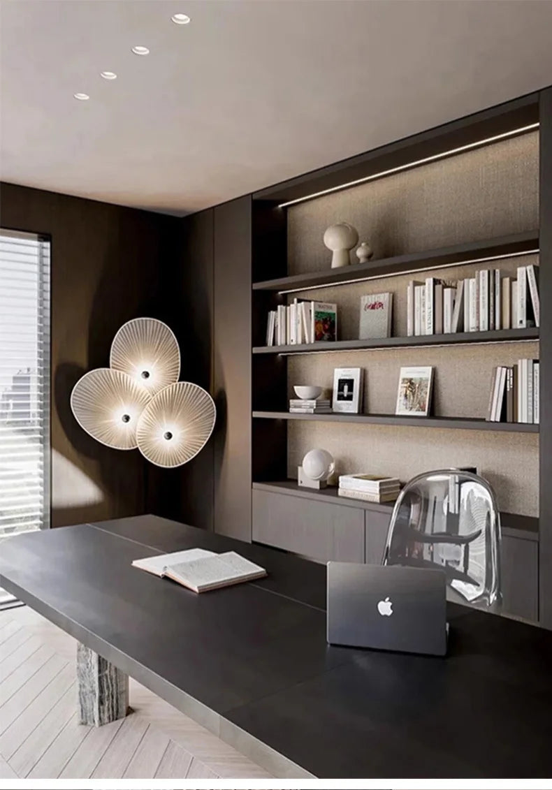 Modern Nordic Minimalism Fan Shaped Sofaside Floor Lamp Homestay Living Room Designer Lamps Bedroom Home Lighting Decor Fixtures