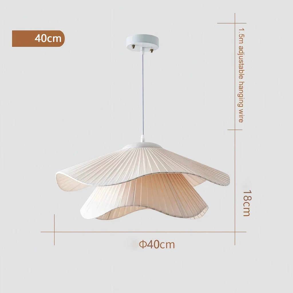 Nordic Fabric Led E27 Pendant Light Dining Living Room Bedroom Chandelier Lustre Decoration Home Ceiling Hanging Lamps Luminaire