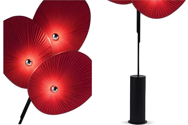 Modern Nordic Minimalism Fan Shaped Sofaside Floor Lamp Homestay Living Room Designer Lamps Bedroom Home Lighting Decor Fixtures
