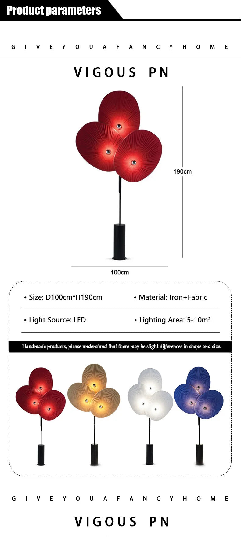 Modern Nordic Minimalism Fan Shaped Sofaside Floor Lamp Homestay Living Room Designer Lamps Bedroom Home Lighting Decor Fixtures