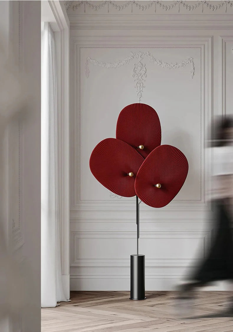 Modern Nordic Minimalism Fan Shaped Sofaside Floor Lamp Homestay Living Room Designer Lamps Bedroom Home Lighting Decor Fixtures