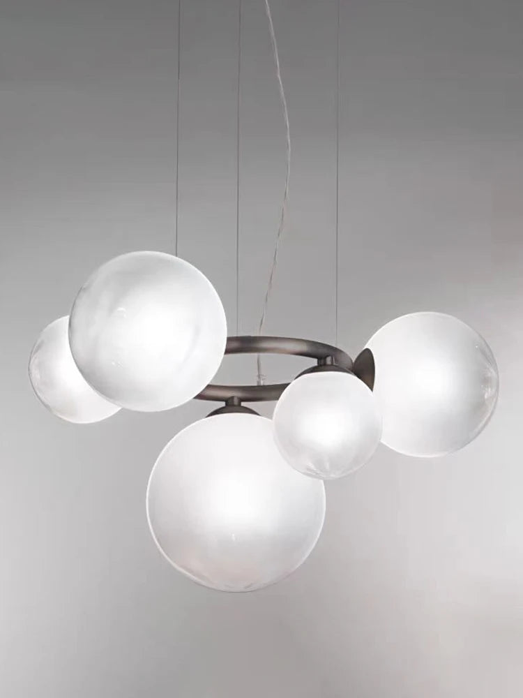 Modern Minimalism Nordic Glass Chandelier Room Decor Lights Living Dining Bedroom Luxury Pendant Lamps Indoor Lighting Fixtures