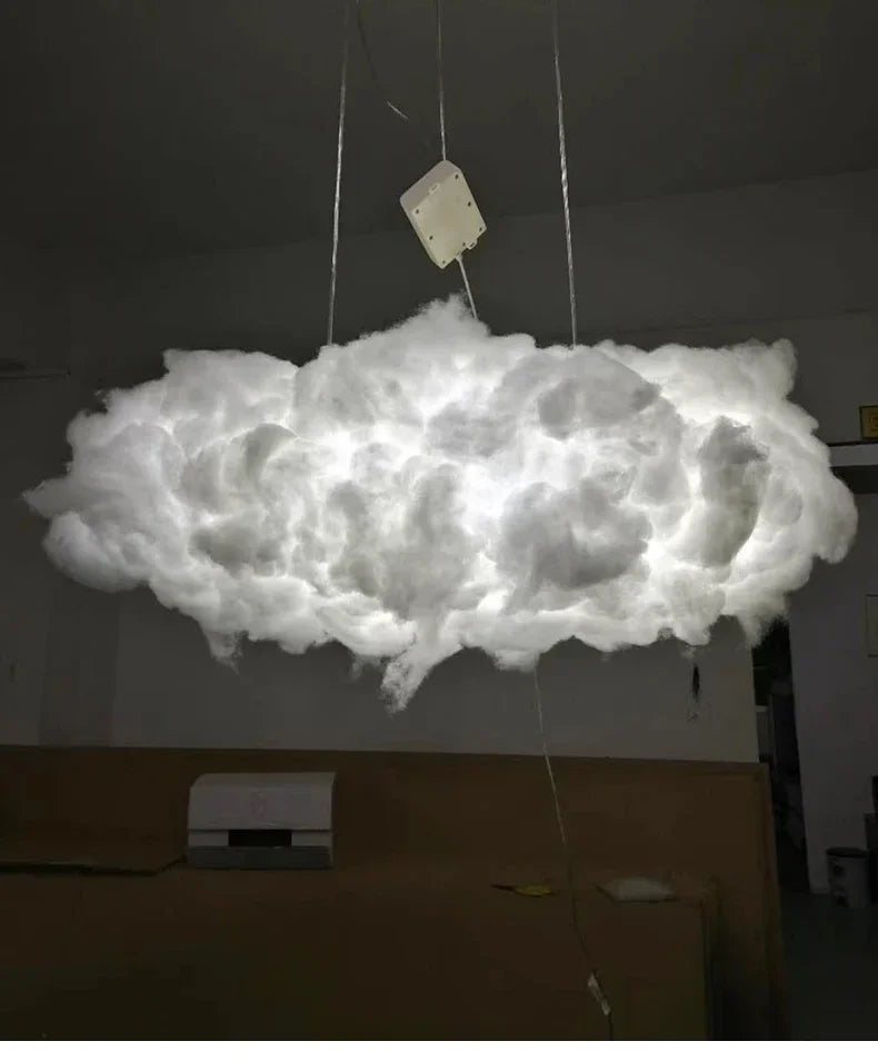 Nordic Floating Cloud Pendant Lights Living Dining Children Room Led Chandelier Lighting Bedroom B&B Club Hanging Lamp Luminaire