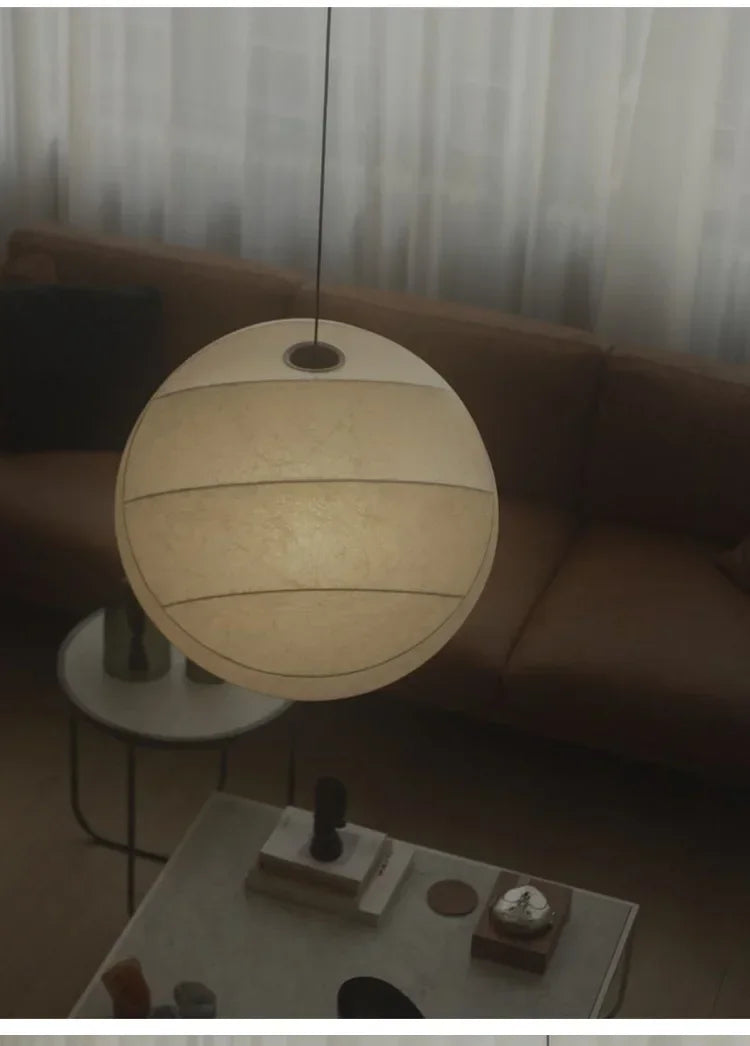 Janpanses Wabi Sabi Silk Led Pendant Lamps Living Dining Room Bedroom Chandeliers Home Decor Minimalist Hanging Lights Fixtures