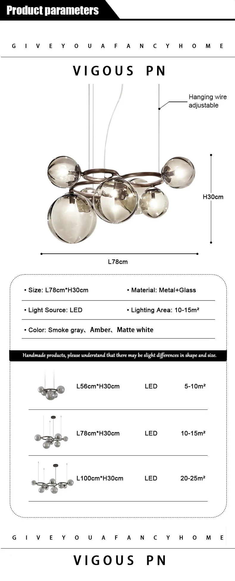 Modern Minimalism Nordic Glass Chandelier Room Decor Lights Living Dining Bedroom Luxury Pendant Lamps Indoor Lighting Fixtures