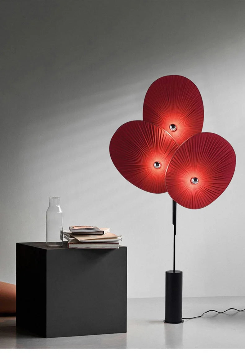 Modern Nordic Minimalism Fan Shaped Sofaside Floor Lamp Homestay Living Room Designer Lamps Bedroom Home Lighting Decor Fixtures