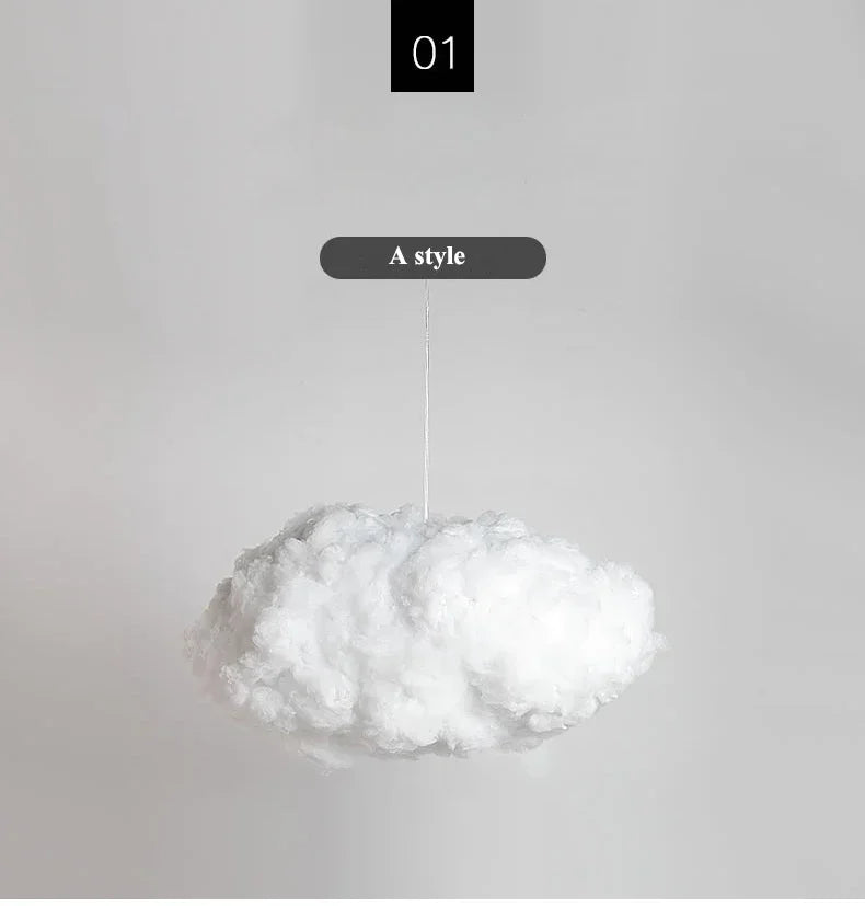 Nordic Floating Cloud Pendant Lights Living Dining Children Room Led Chandelier Lighting Bedroom B&B Club Hanging Lamp Luminaire