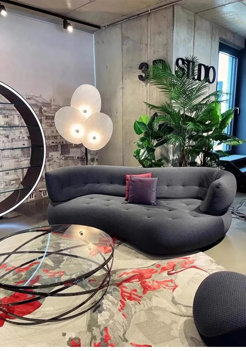 Modern Nordic Minimalism Fan Shaped Sofaside Floor Lamp Homestay Living Room Designer Lamps Bedroom Home Lighting Decor Fixtures