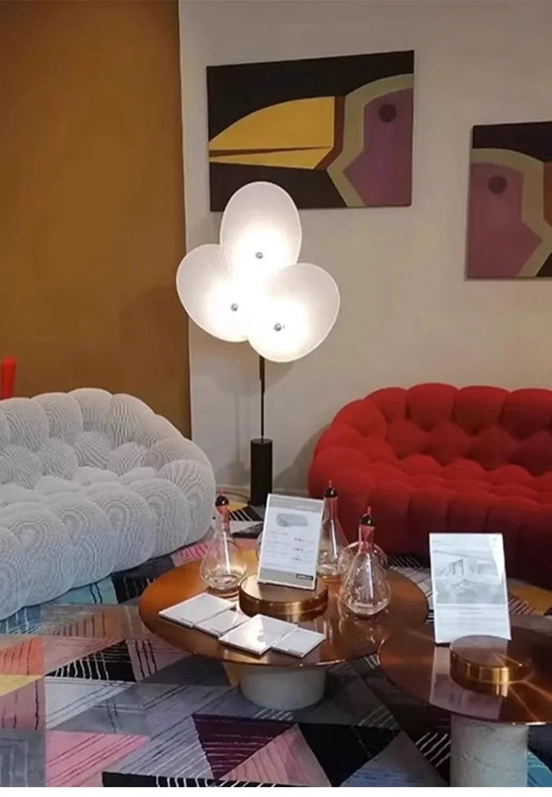 Modern Nordic Minimalism Fan Shaped Sofaside Floor Lamp Homestay Living Room Designer Lamps Bedroom Home Lighting Decor Fixtures