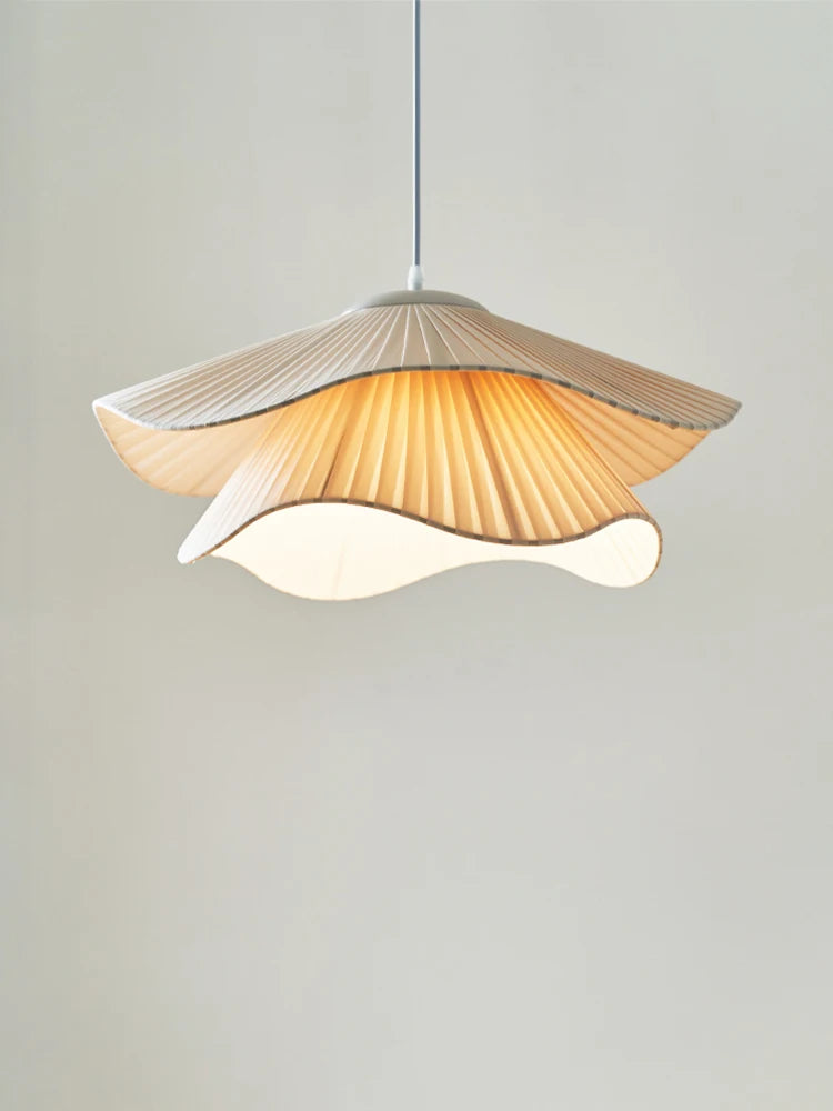 Nordic Fabric Led E27 Pendant Light Dining Living Room Bedroom Chandelier Lustre Decoration Home Ceiling Hanging Lamps Luminaire