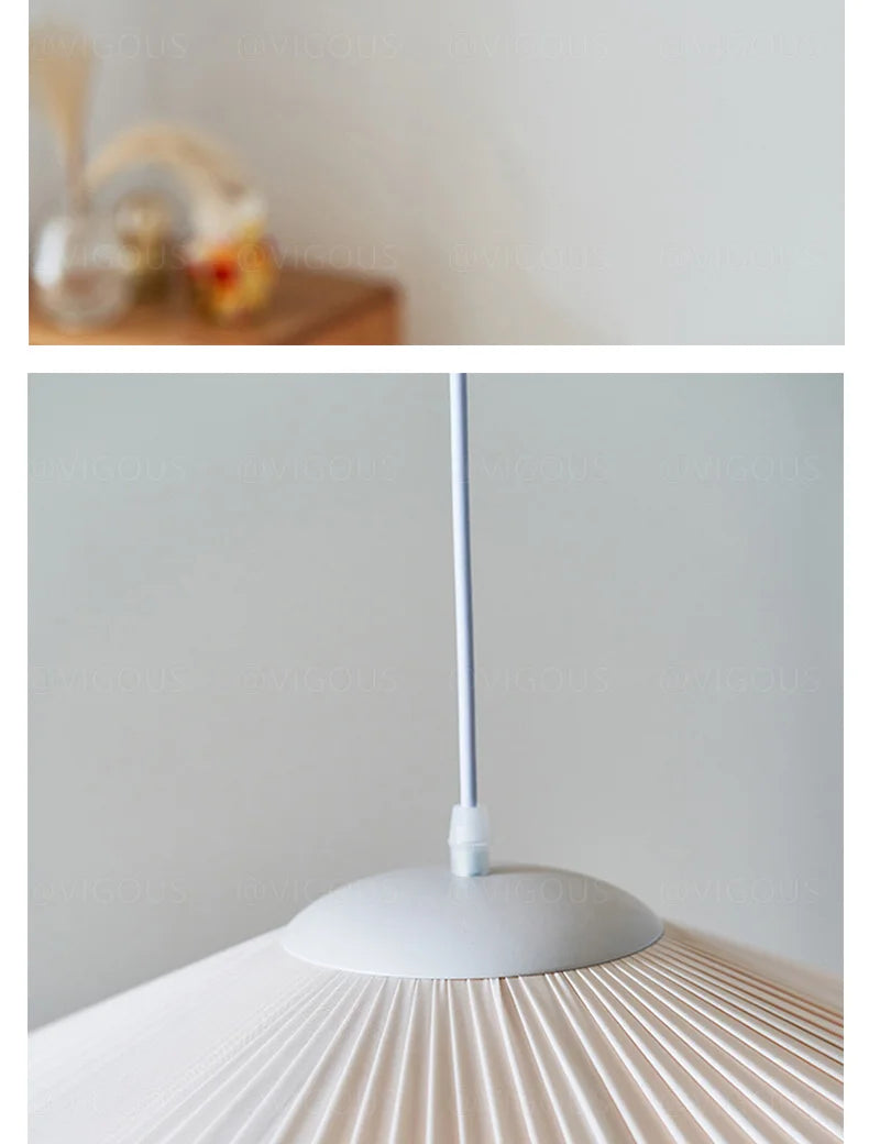 Nordic Fabric Led E27 Pendant Light Dining Living Room Bedroom Chandelier Lustre Decoration Home Ceiling Hanging Lamps Luminaire